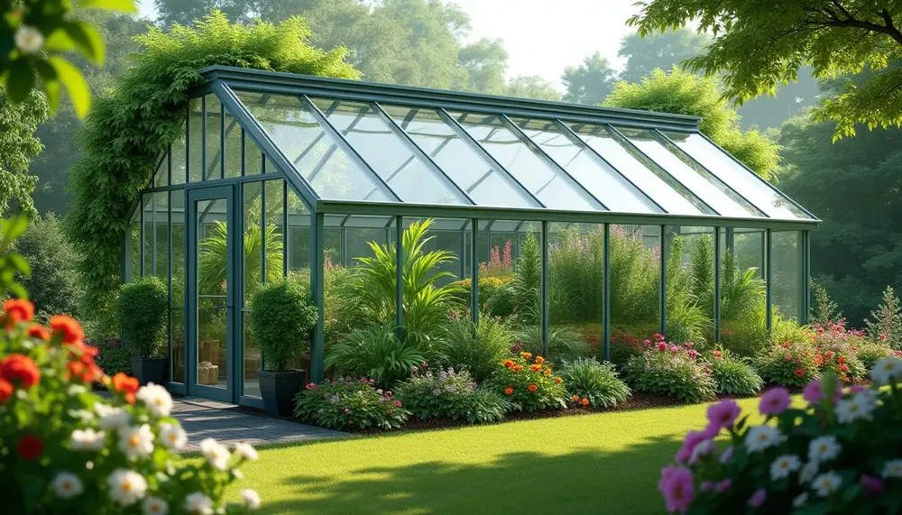 das-gewaechshaus-glas-pultdach-ideal-fuer-eine-optimale-lichtnutzung