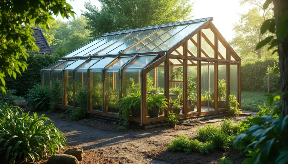 Das richtige Gewächshaus Glas Fundament für Stabilität und Langlebigkeit