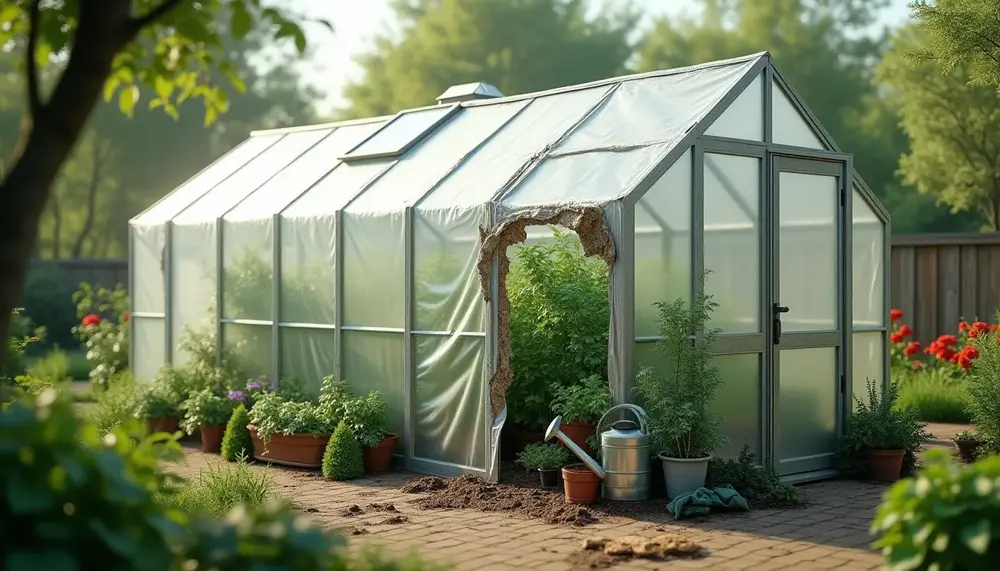 Gewächshaus Folie brast: Ursachen und Lösungen für Ihr Gewächshaus