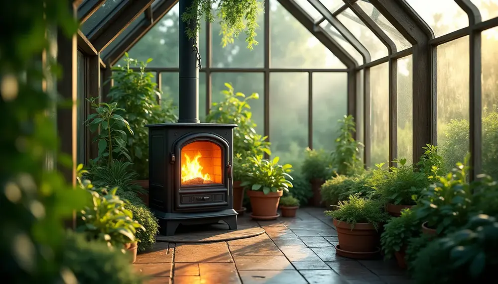 Gewächshaus Glas mit Ofen: So schaffen Sie ein perfektes Mikroklima