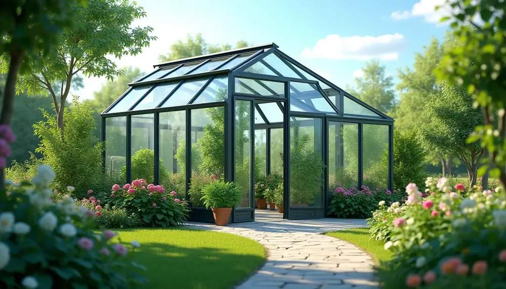 gewaechshaus-glas-niedrig-perfekte-loesungen-fuer-kleine-gaerten