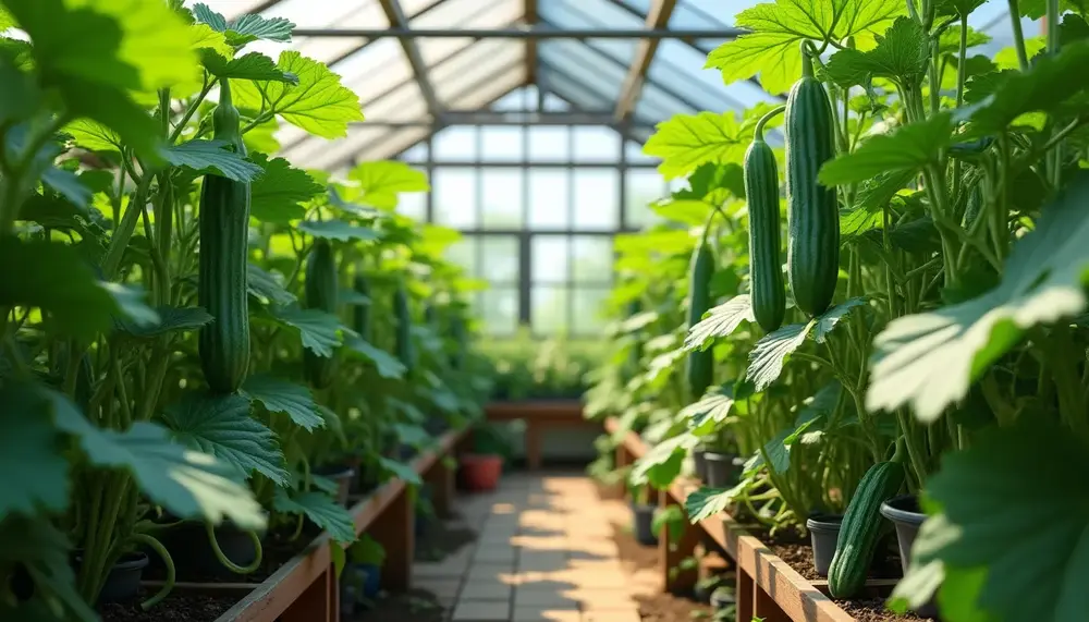 Gurkenpflanzen im Gewächshaus Balkon: Die besten Tipps für ein erfolgreiches Wachstum